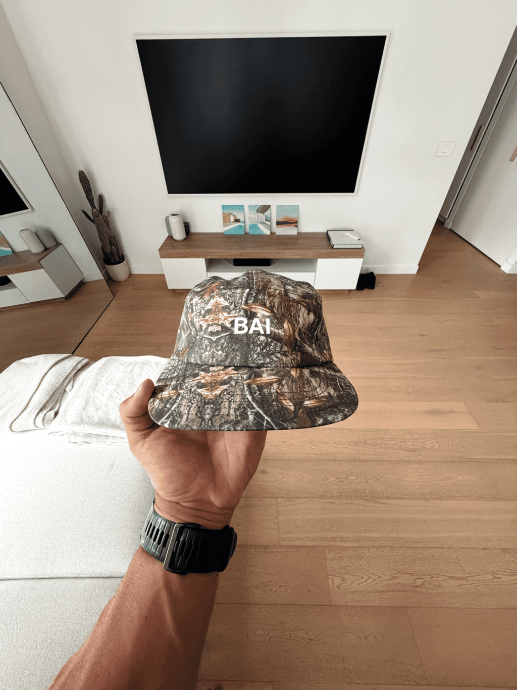 Camo Run Cap